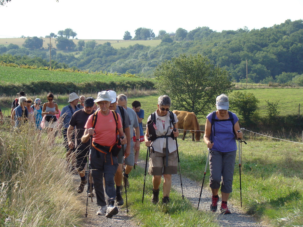 GR65 Sur le chemin de Saint Jacques de Compostelle entre Cahors et Lectoure